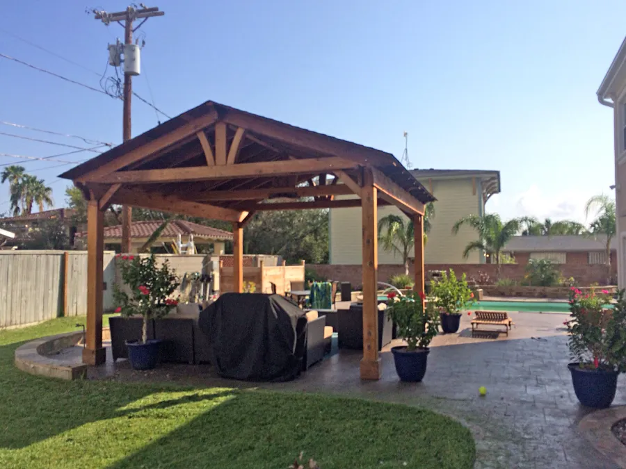 Pavilions at the home of William M, Corpus Cristi, TX