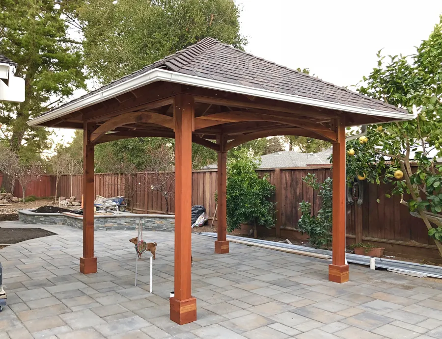 Pavilions at the home of Bernice H, Los Altos, CA