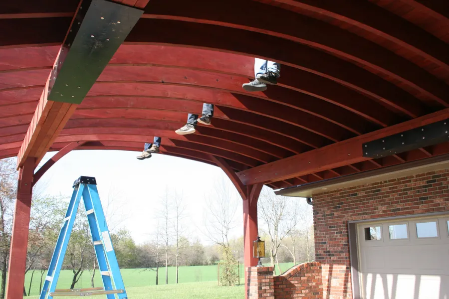 Custom Structures at the home of John and Mickey, Pittsburg, KS