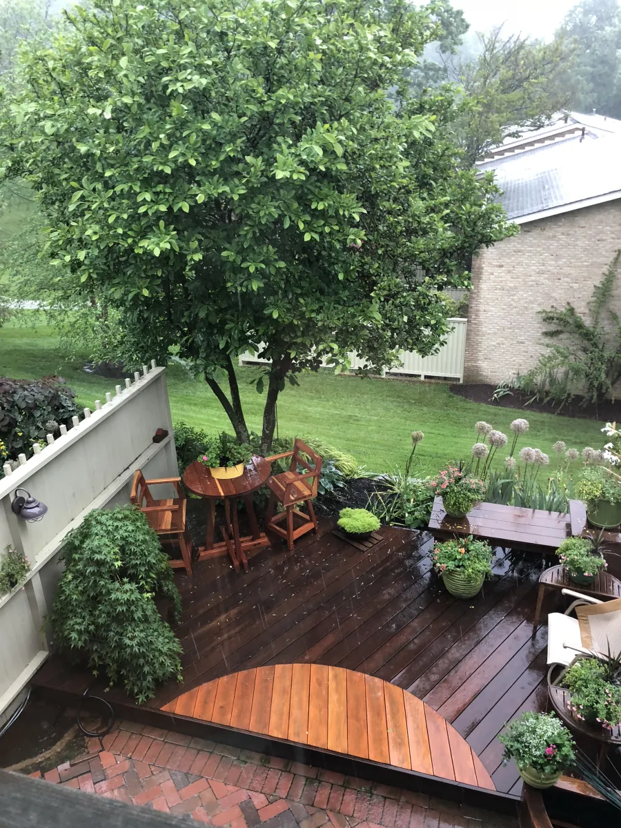 Tables at the home of Janice C, Baltimore, MD