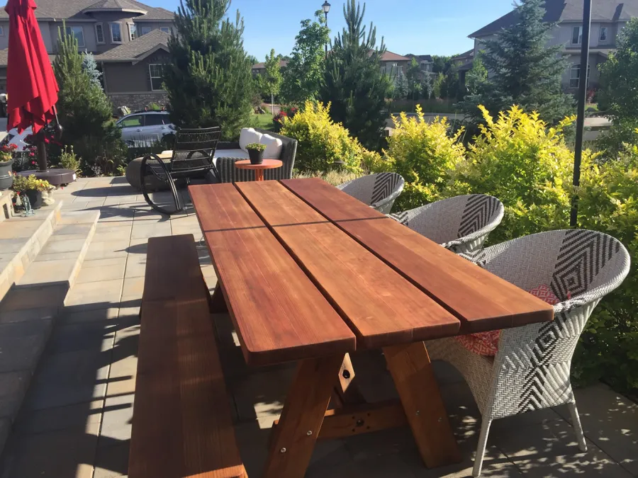 Tables at the home of Note: n