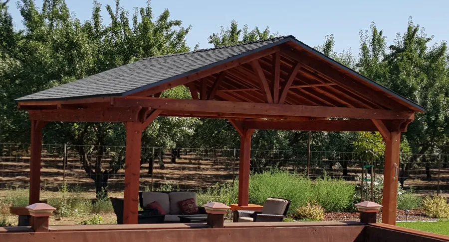 Custom Structures at the home of Darren G, Escalon, CA