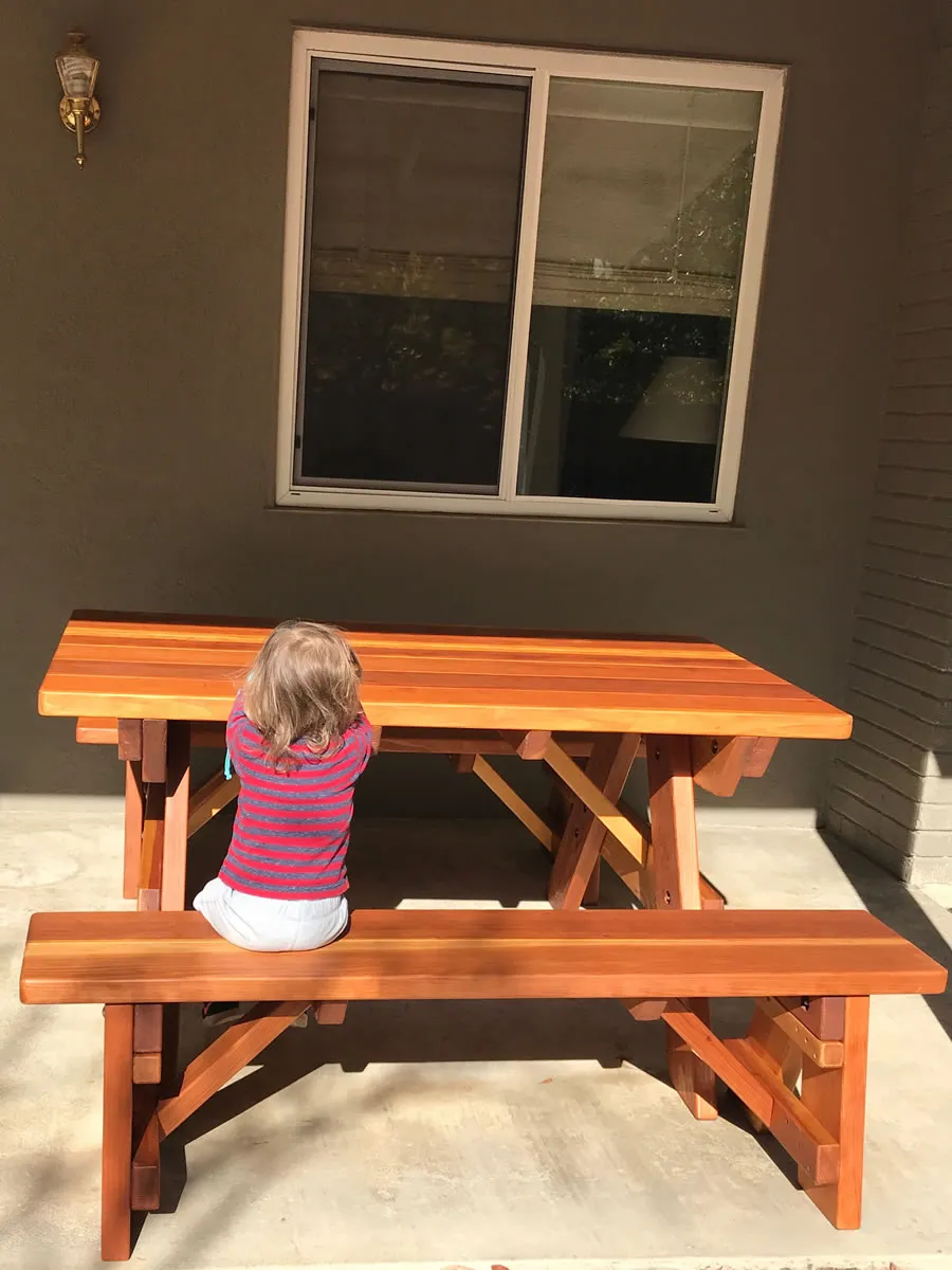 Tables at the home of A C, CA