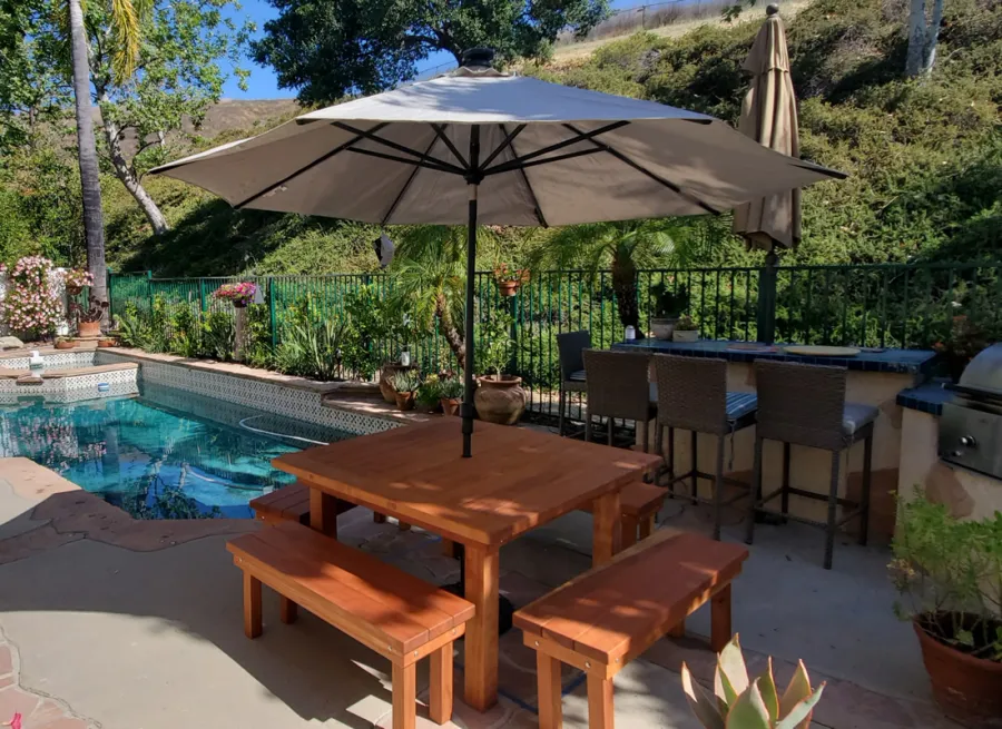 Custom Structures at the home of David K, Oakpark, CA