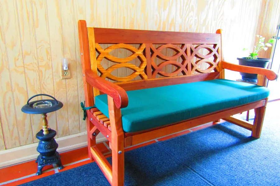 Benches at the home of Roger D, Alden , NY