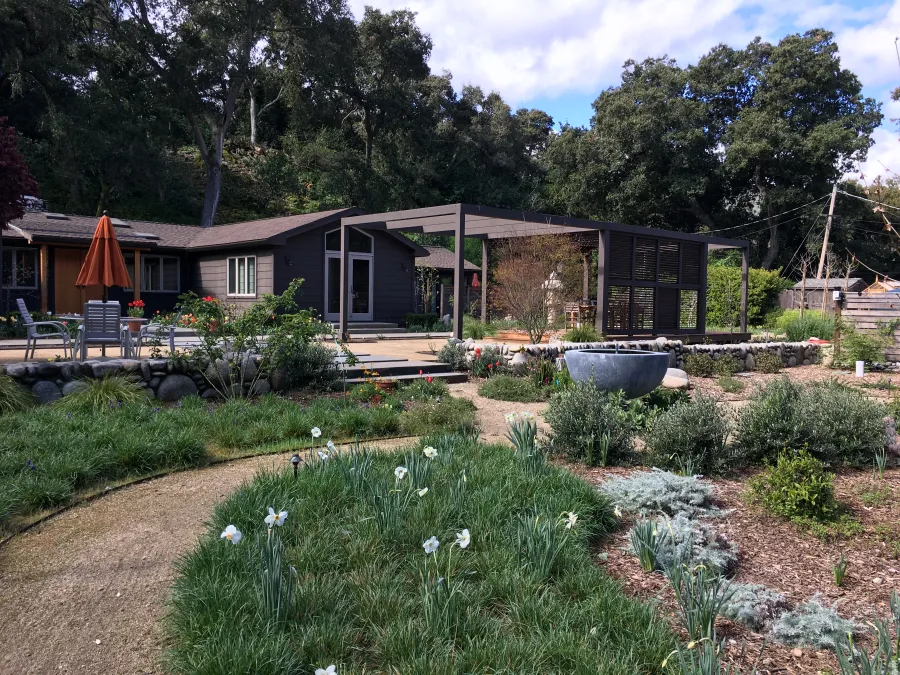 Pergolas at the home of Robin and Mary, Carmen Valley, CA