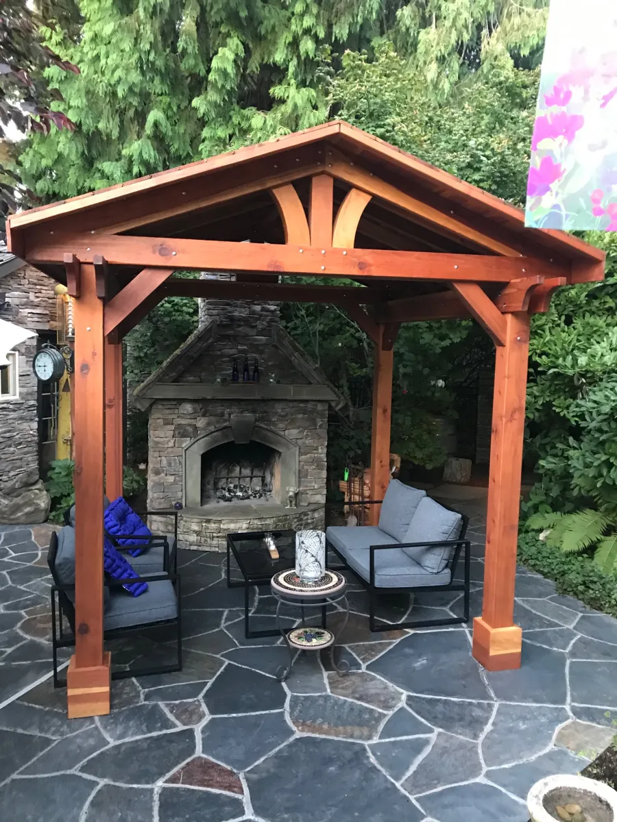 Pavilions at the home of Jim F, Beaverton, OR
