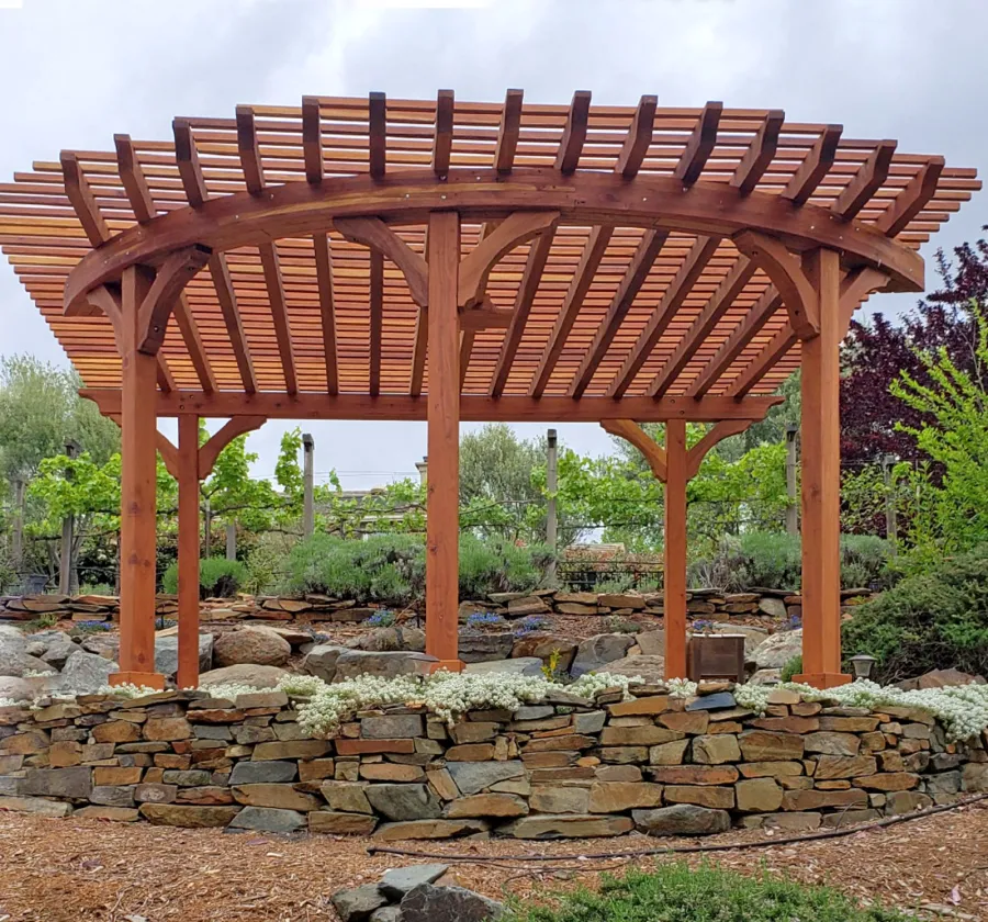 Pergolas at the home of Katherine D, El Dorado Hills, CA