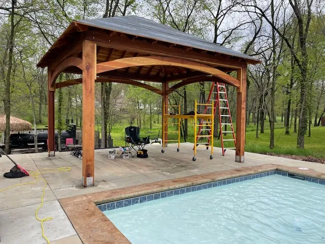 Pavilions at the home of Patrick I, Joplin, MO