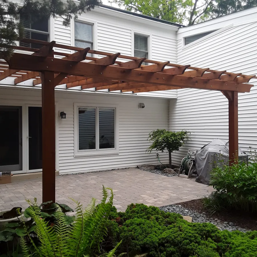 Pergolas at the home of Max H, Potomac, MD