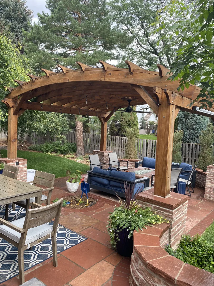 Pergolas at the home of Jason B, Wildwood, MO