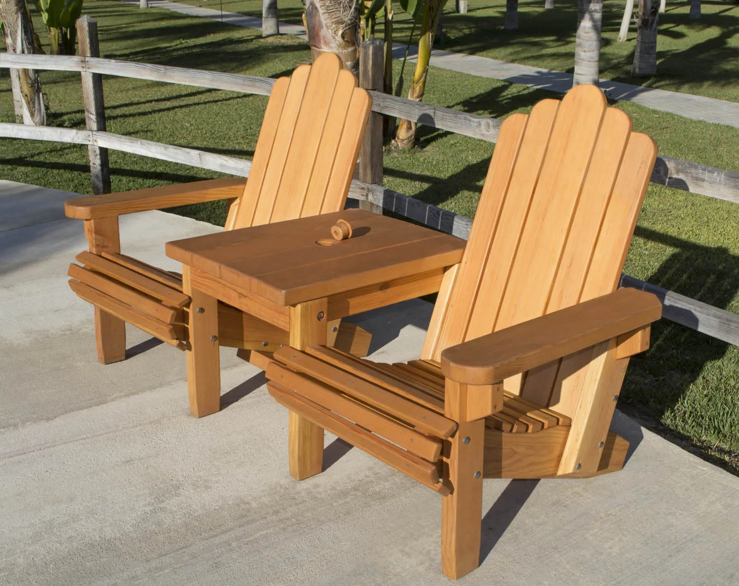 Adirondack Vignette Settee