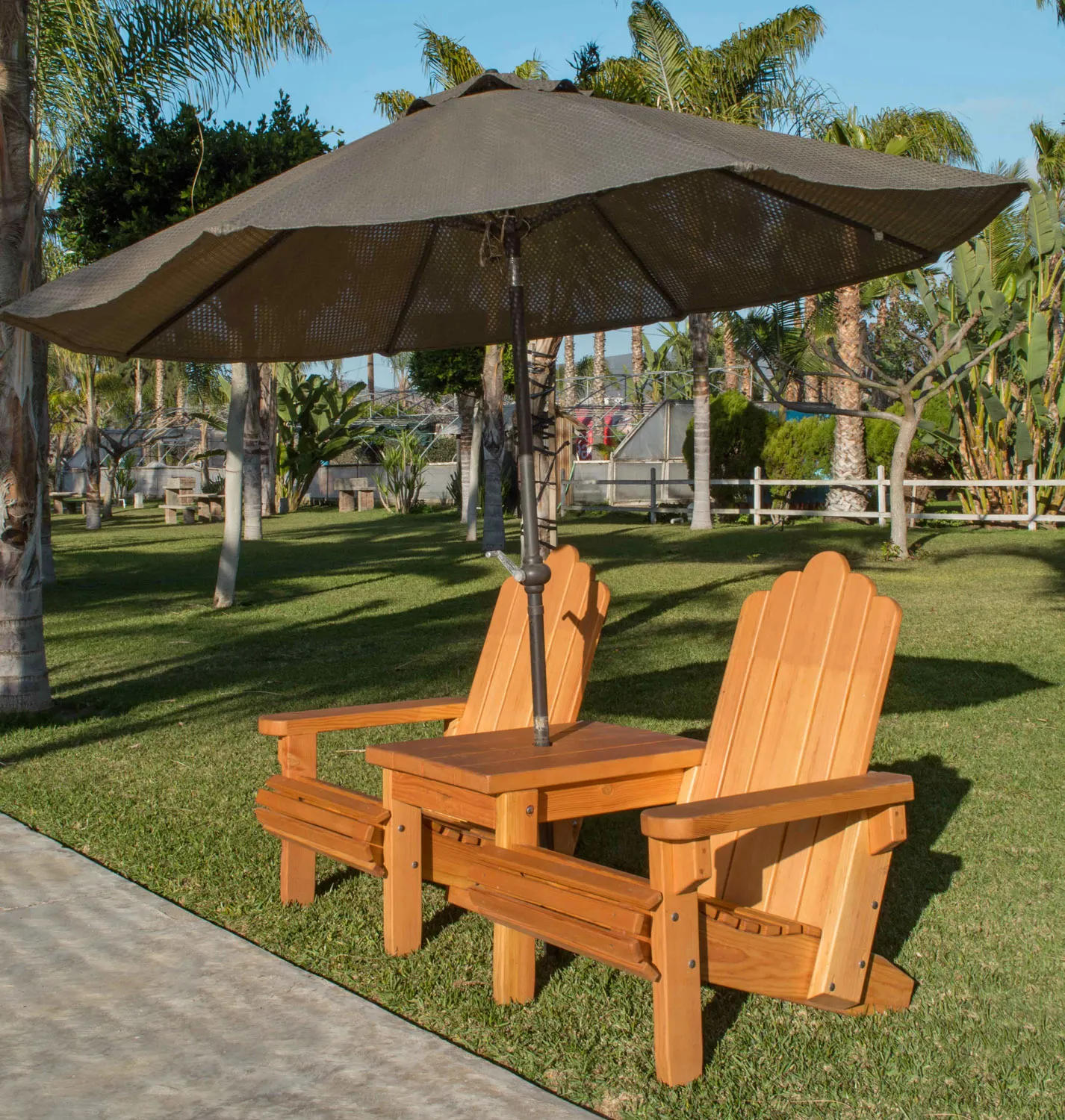 Adirondack Vignette Settee