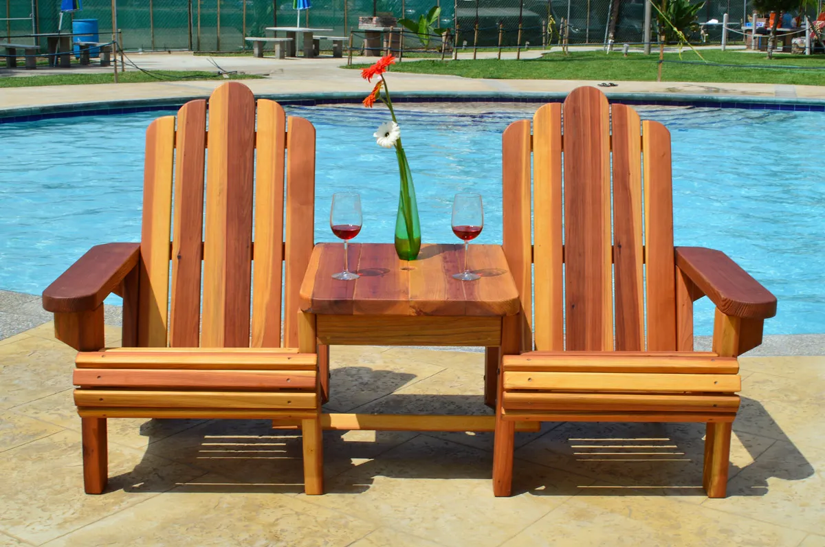 Adirondack Vignette Settee