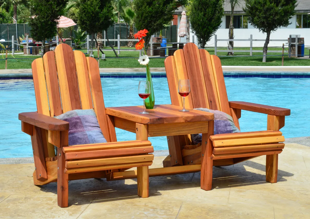 Adirondack Vignette Settee