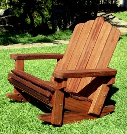 Adirondack Wooden Rocking Chair