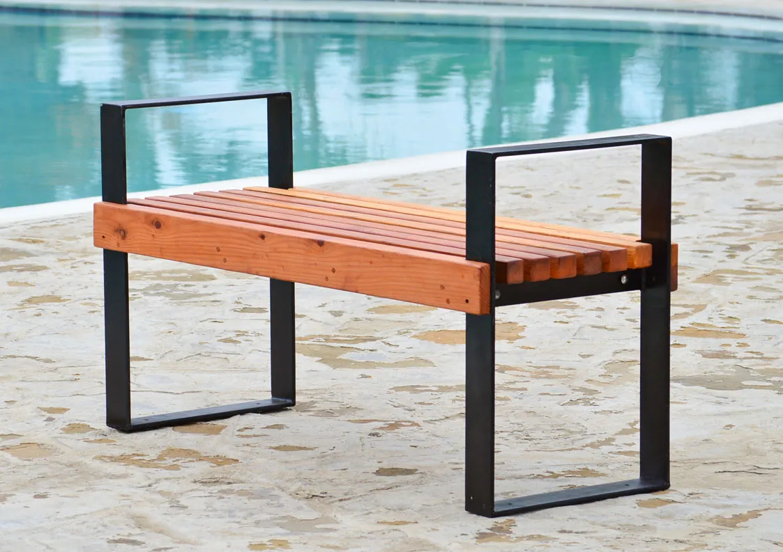 Alameda Wooden Bench