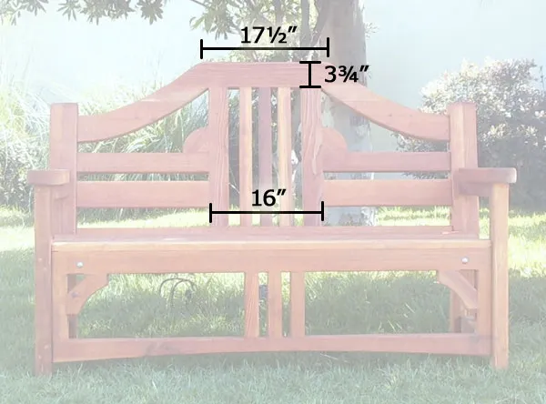Alan's Engraved Wood Bench