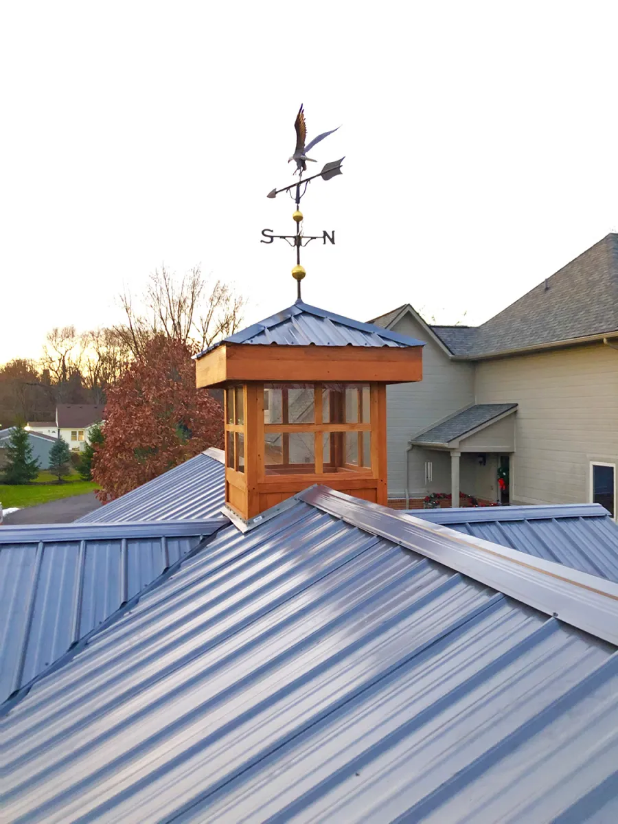 Andrea's Cupola Pavilion (Options: 30ft x 15ft, Douglas-Fir, No Electrical Wiring Trim Kit, Posts Anchor Kit for High-Wind, Transparent Premium Sealant). Photo Courtesy of C. O'Connell of Farmington Hills, Michigan.
