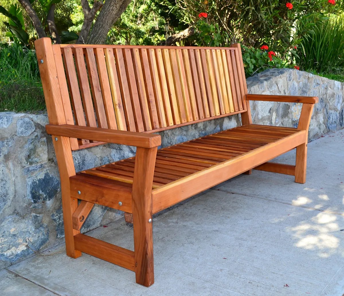 Annapolis Redwood Bench