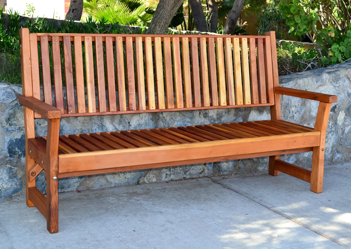 Annapolis Redwood Bench