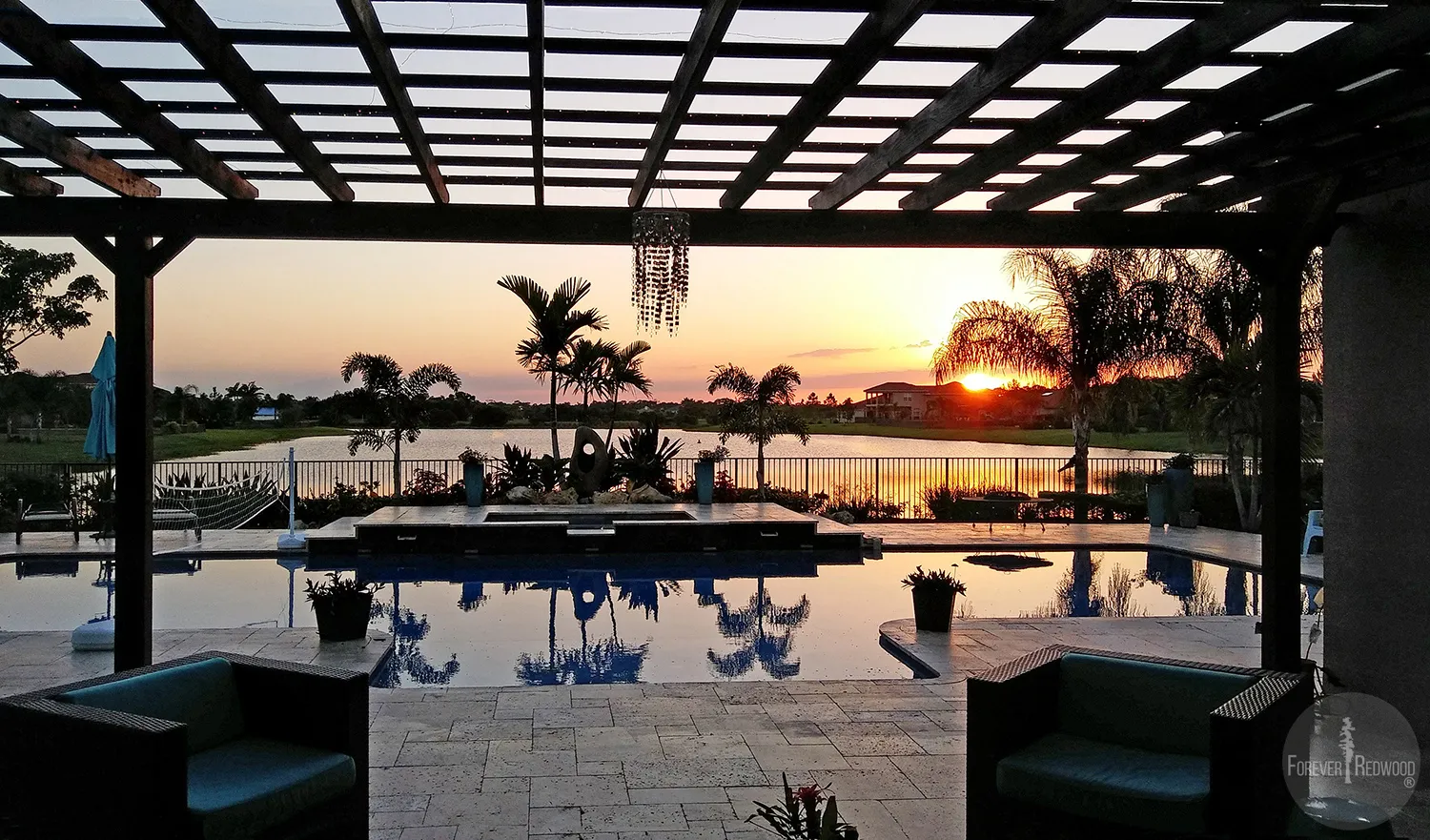 Attached Garden Pergolas