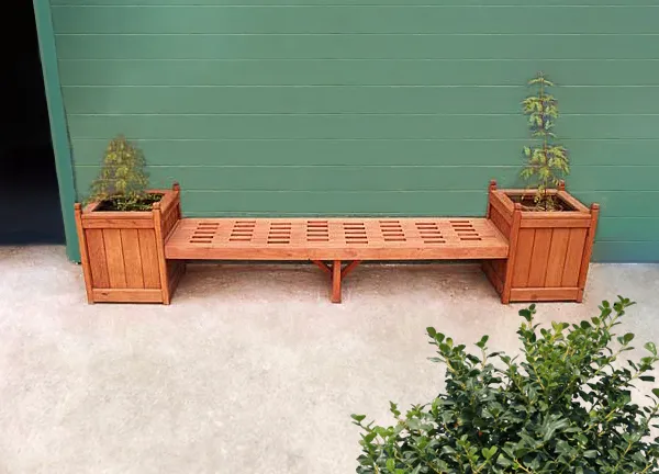 Bench and Planters Combo