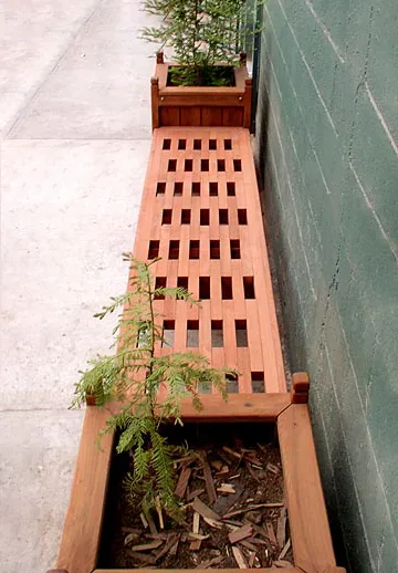 Bench and Planters Combo
