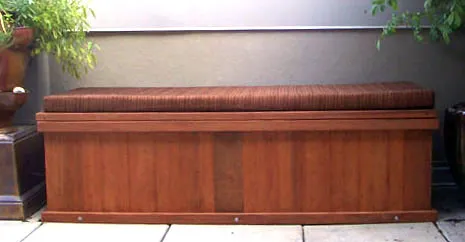 We make custom Bench Cushions to fit using any Sunbrella brand fabric. To choose a fabric please go to: www.outdoorfabriccentral.com.