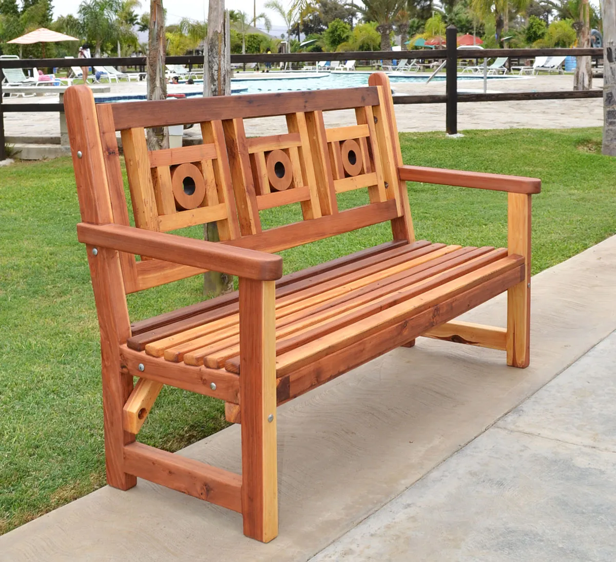 Caneel Bay Garden Bench