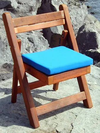 We make custom Chair Cushions to fit using any Sunbrella brand fabric. To choose a fabric please go to: www.outdoorfabriccentral.com.