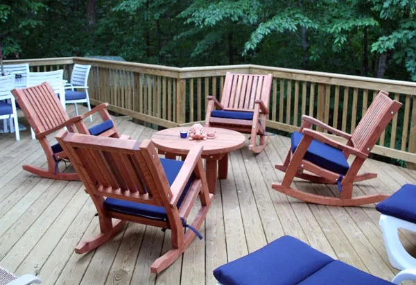 We make custom Chair Cushions to fit using any Sunbrella brand fabric. To choose a fabric please go to: www.outdoorfabriccentral.com.