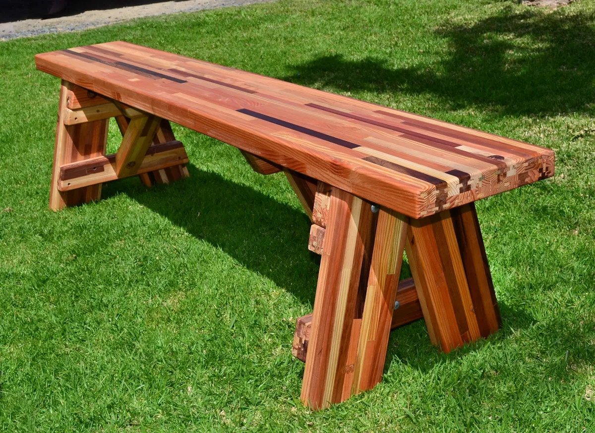 Classic Wooden Picnic Bench