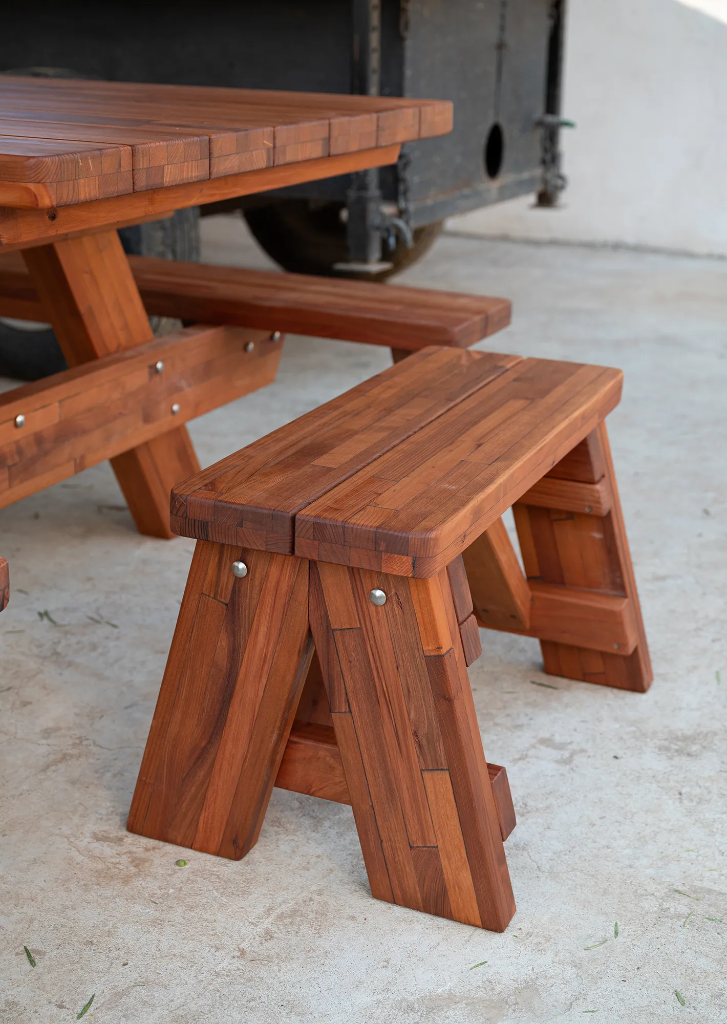 Classic Wooden Picnic Bench