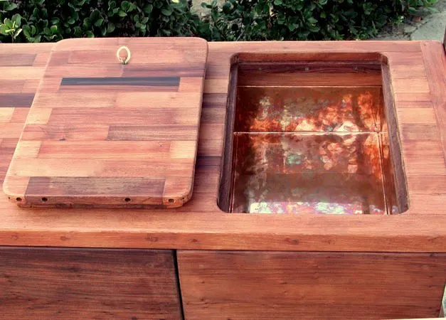 Eli's Redwood Potting Bench