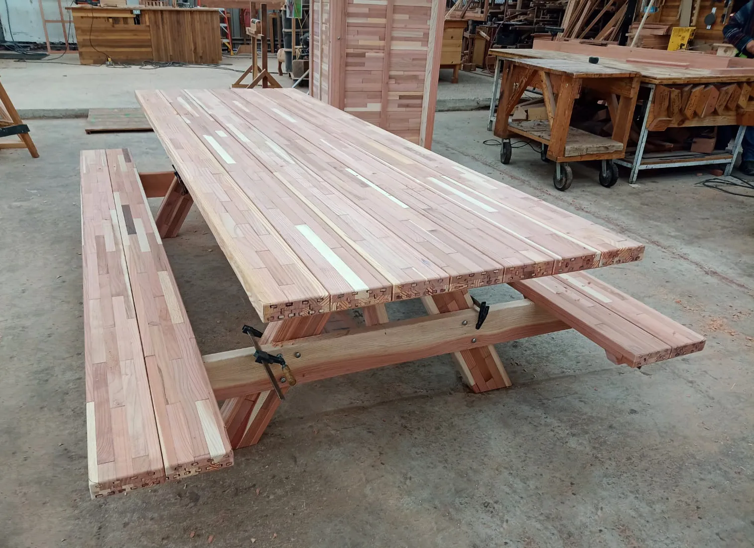 Forever Picnic Tables (Attached Benches)