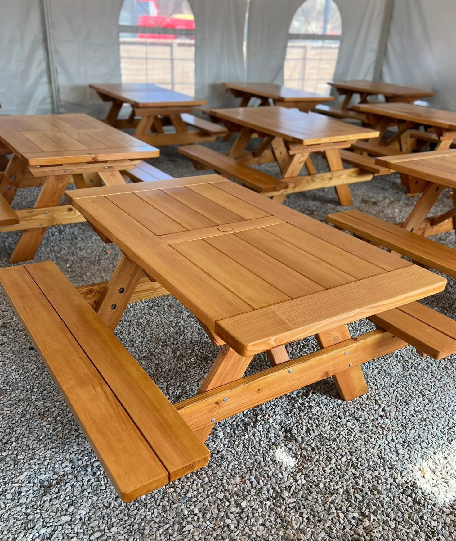 Forever Picnic Tables (Attached Benches)