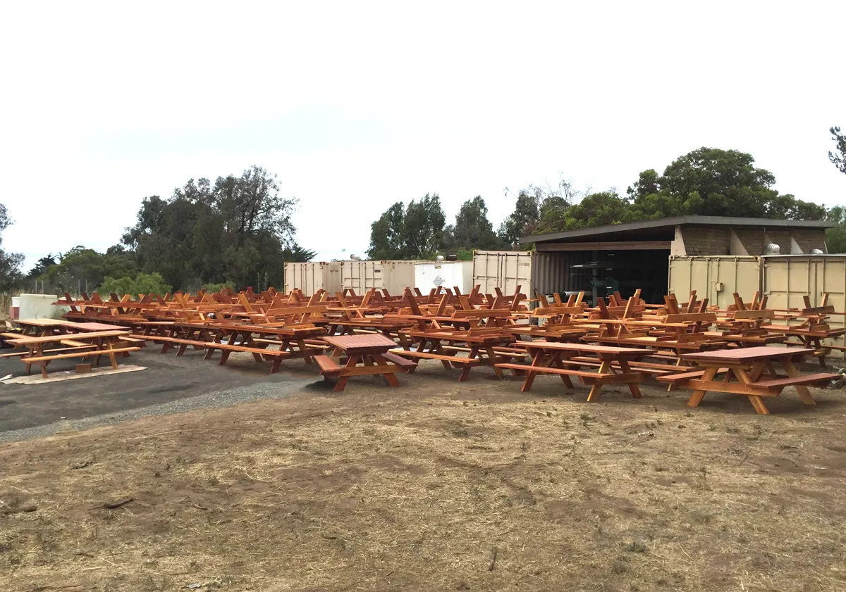 Forever Picnic Tables (Attached Benches)