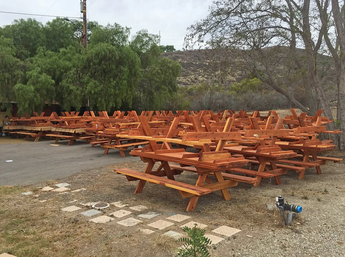 Forever Picnic Tables (Attached Benches)