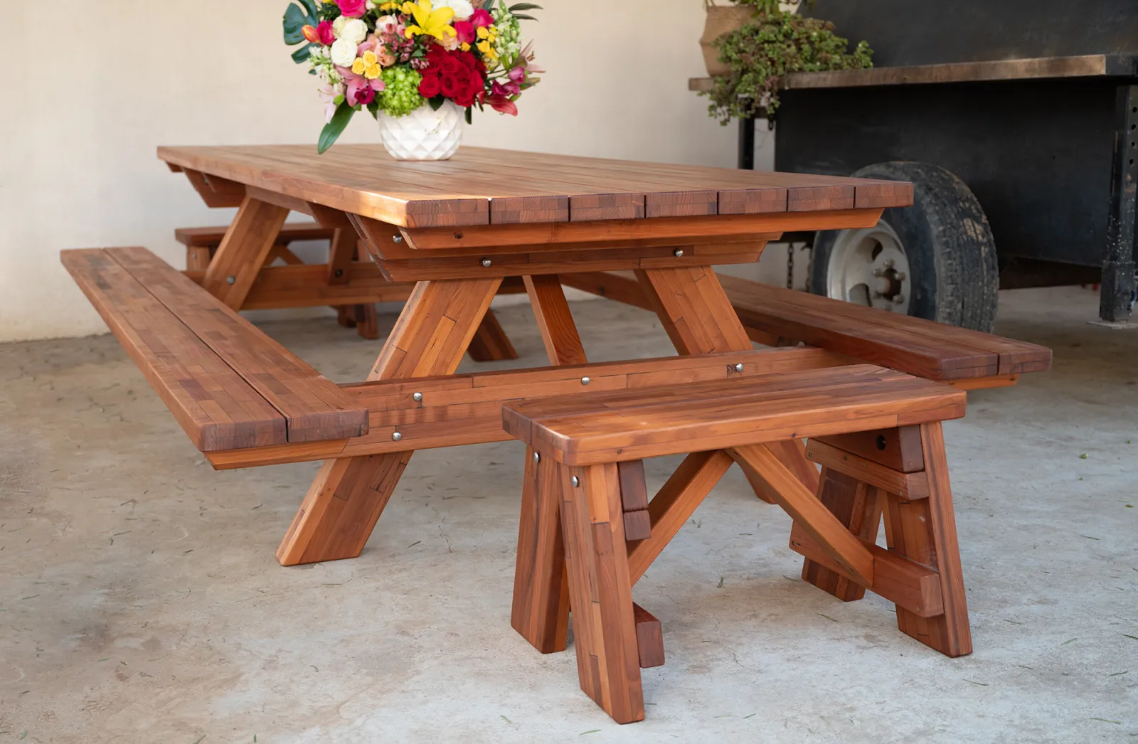 Forever Picnic Tables (Attached Benches)