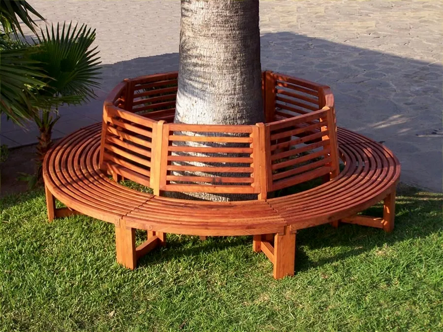 Forever Wood Tree Bench