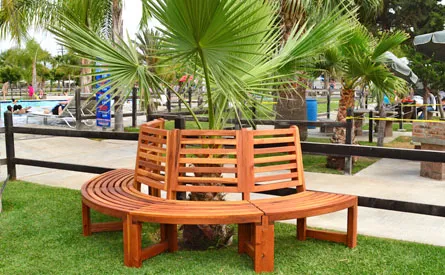Half Circle Tree Bench