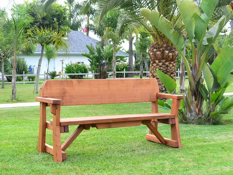 Heritage Redwood Bench