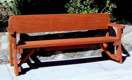 Heritage Redwood Bench