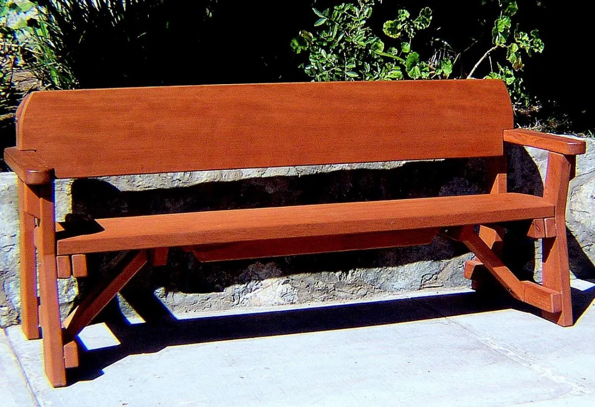 Heritage Redwood Bench