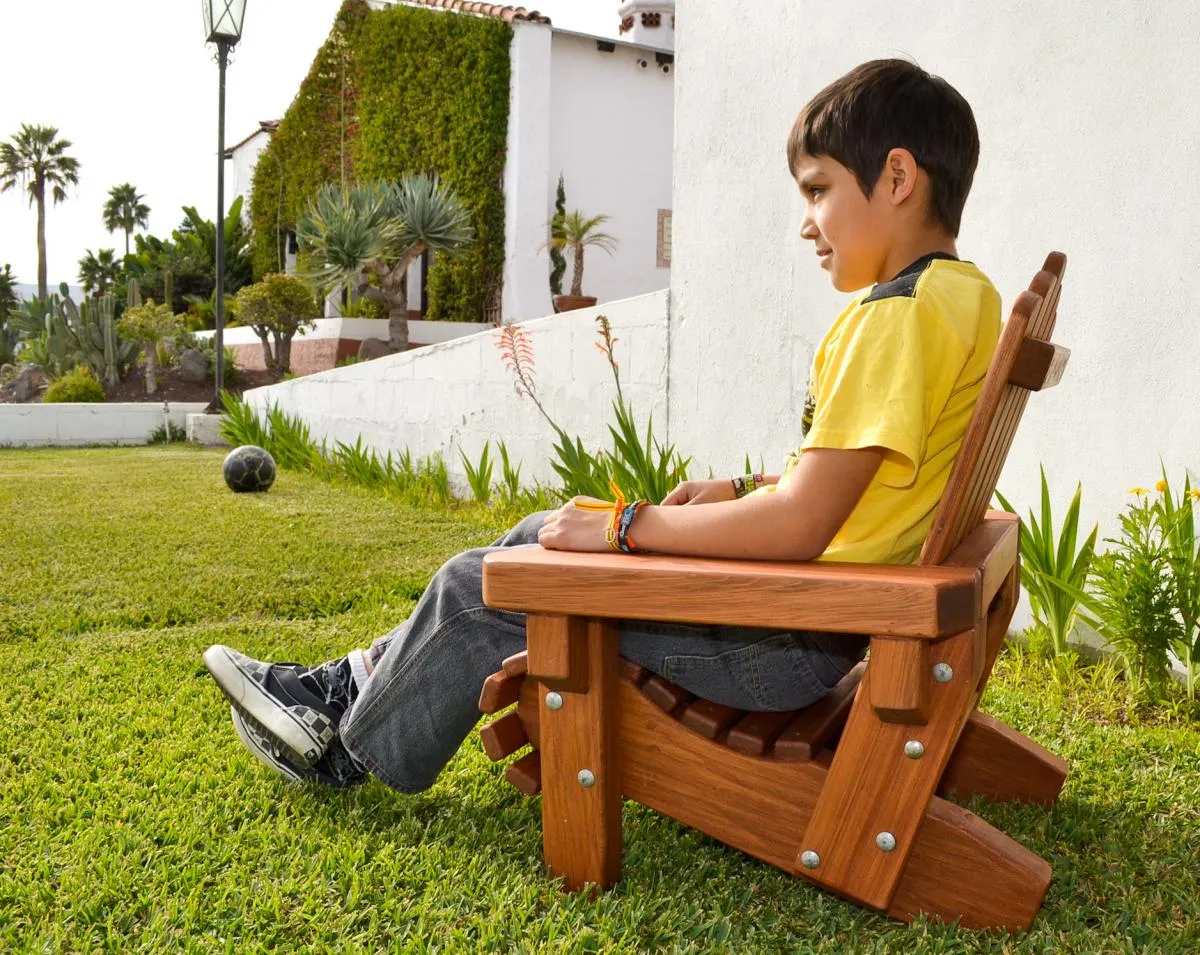 Kid's Wooden Adirondack Chair