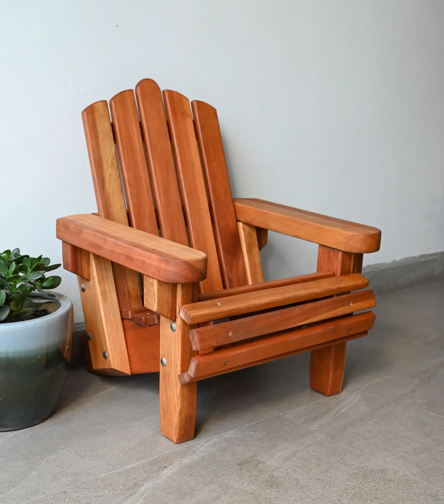 Kid's Wooden Adirondack Chair