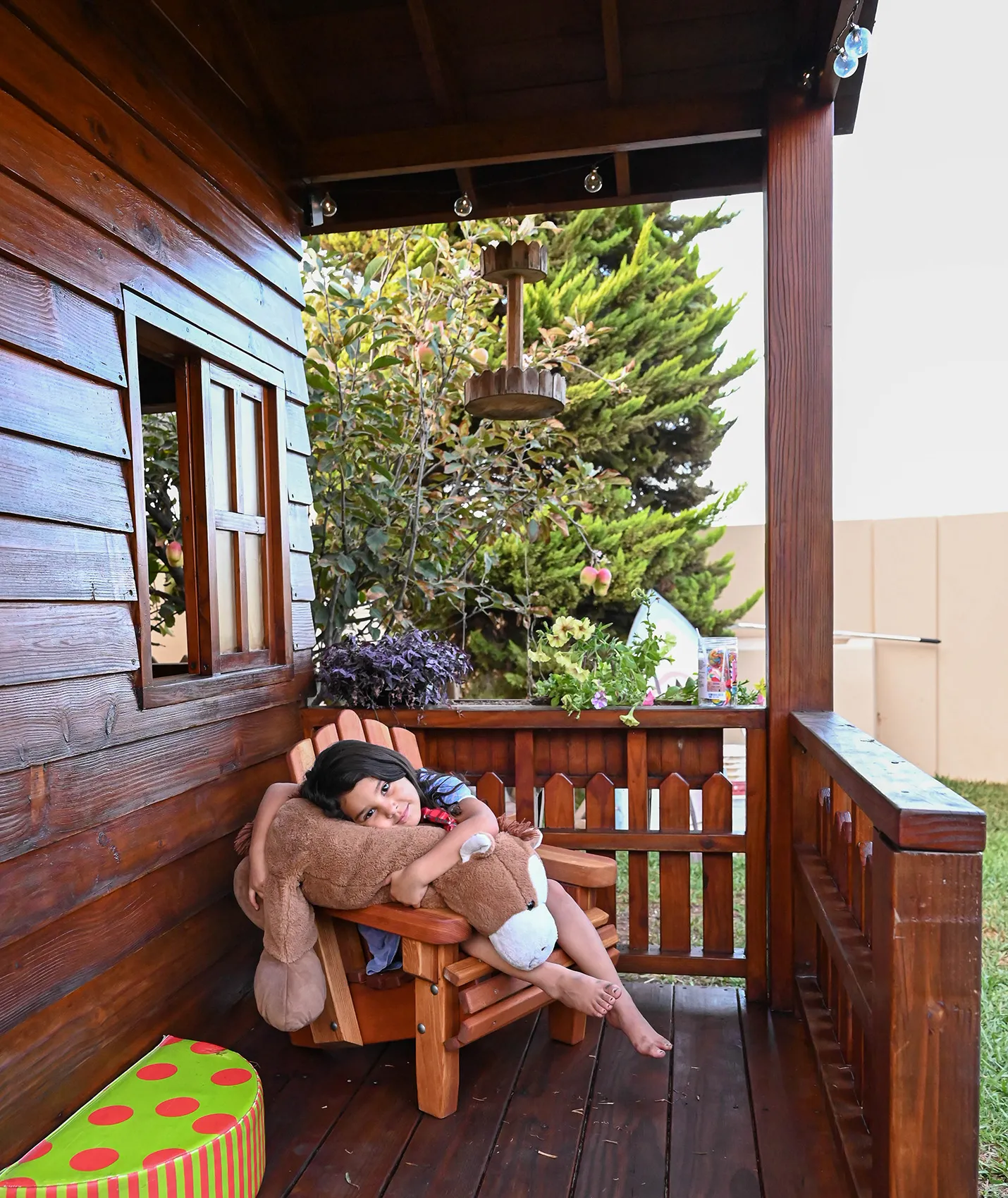 Kid's Wooden Adirondack Chair