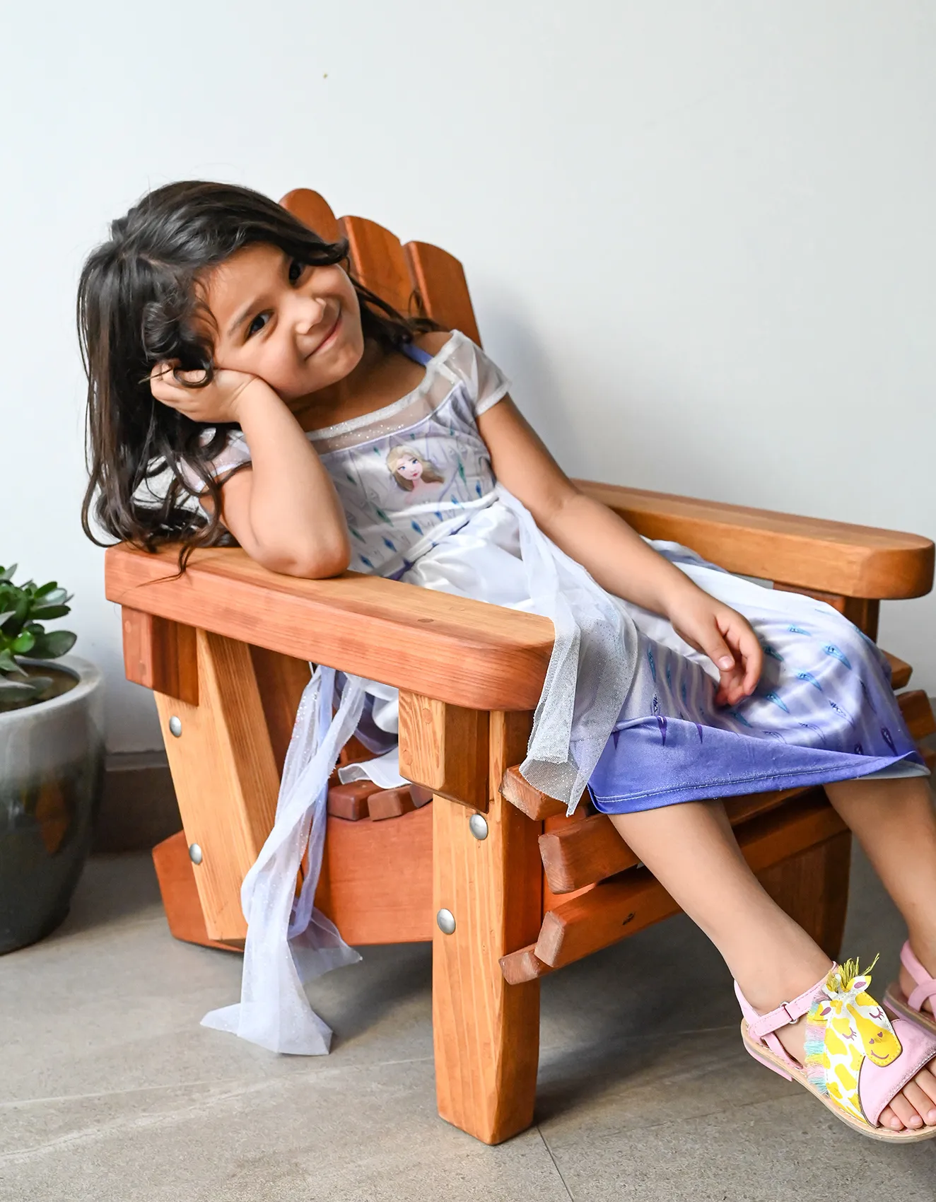 Kid's Wooden Adirondack Chair