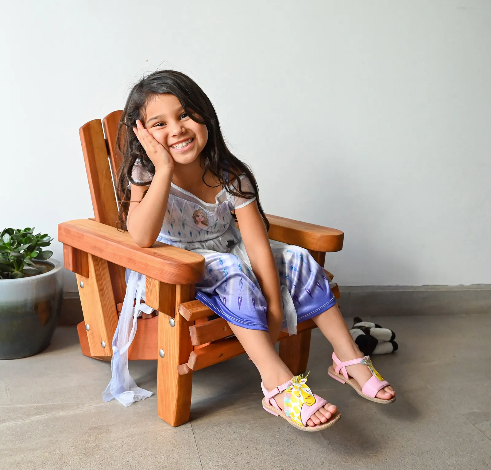 Kid's Wooden Adirondack Chair